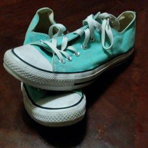 Unisex Teal Converse